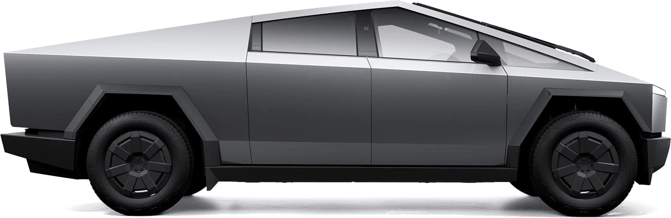 2026 Tesla Cybertruck Dual Motor AWD, side profile